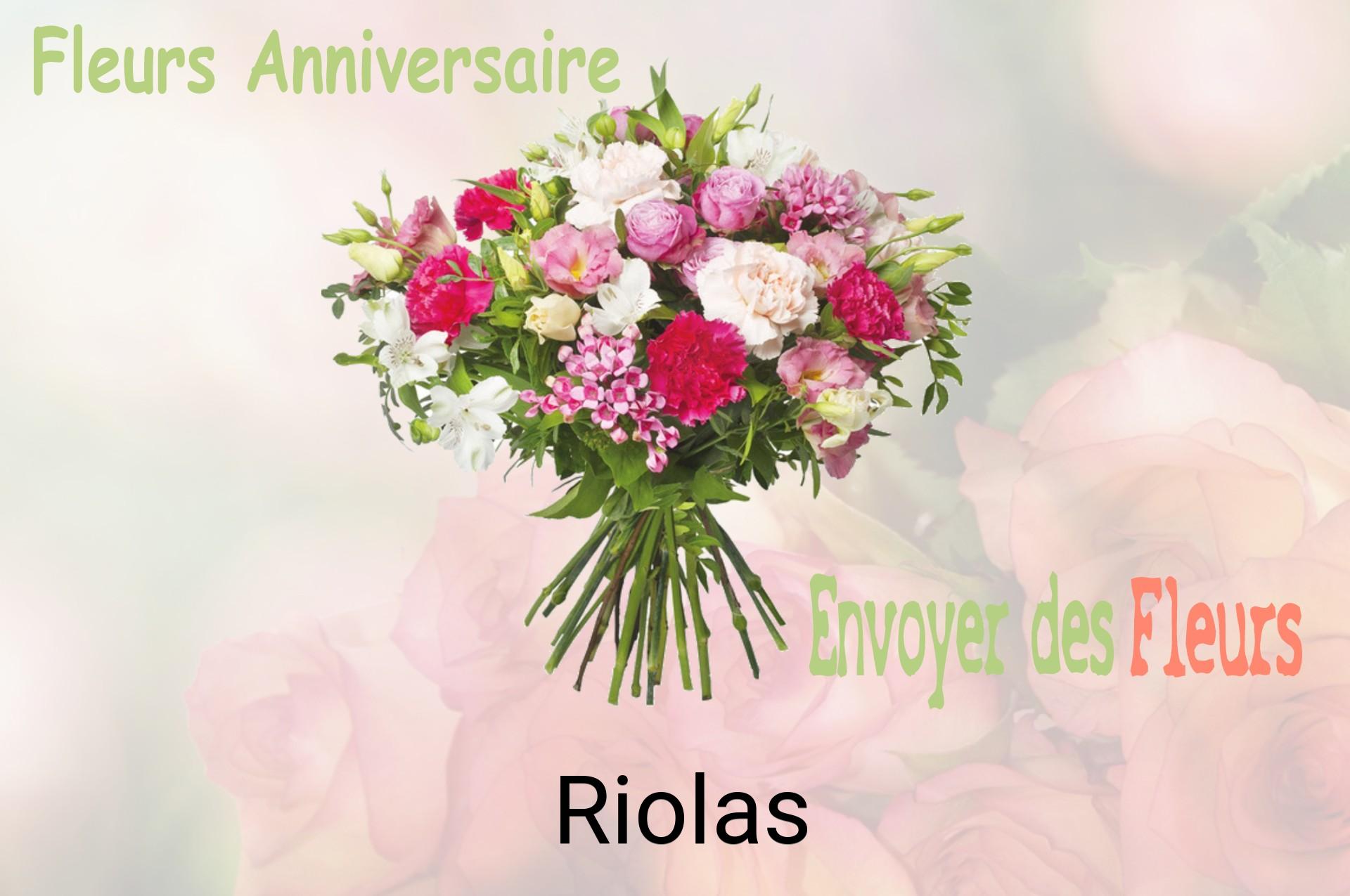 Bouquet de fleurs d’anniversaire livré à Riolas
